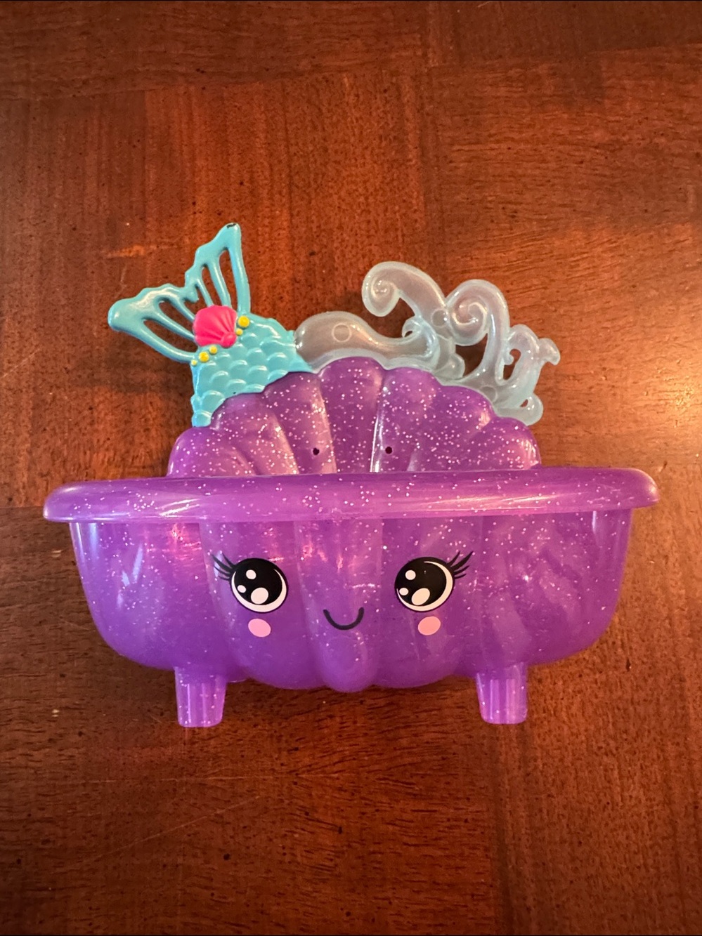 My Sweet Love Charm Cutesies Mermaid Play Purple Glitter Bathtub Tub